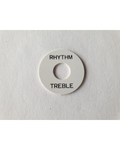 (1) Rhythm treble cover toggle ring washer for guitar white / black