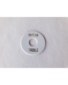 (1) Rhythm treble cover toggle ring washer for guitar white / gold