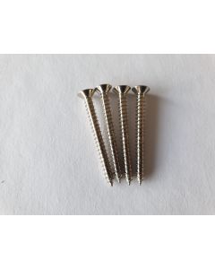 (4) Neck plate screws 4,5 x 45mm nickel TS-04-N