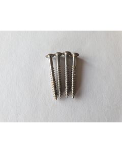 (4) Neck plate mounting screws 4,5mm x 42mm chrome