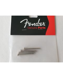 (4) Fender chrome neck plate mounting screws 099-4948-000