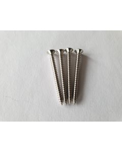 (4) Neck plate screws 4mm x 45mm nickel TS-03-N