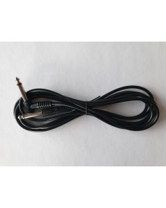Guitar cable 2,5 meter black