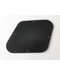 Les paul control back plate cover 1ply black fits gibson