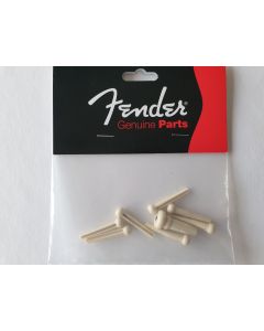 Fender bridge pin set for acoustic guitar Ivory 099-0402-000