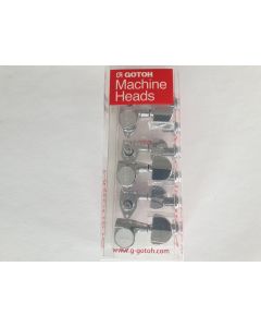 Gotoh machine head tuners 3L + 3R chrome set GTH13334