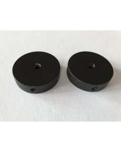 Set of 2 Jaguar Jazzmaster roller knobs for Fender USA