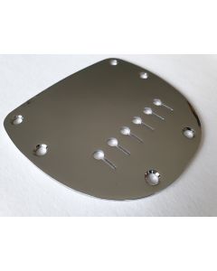 Jazzmaster / Jaguar hardtail bridge conversion plate chrome