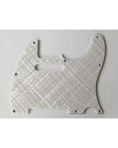Boston telecaster 60s pickguard 4ply pearl white webbing TE-410-PWW