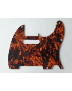 Boston telecaster 60s pickguard 3ply marble orange TE-310-MO