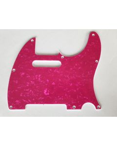 Boston telecaster 60s pickguard 2ply pearl pink TE-210-PP