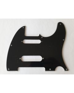 Telecaster tele plus 8 hole pickguard 3ply black