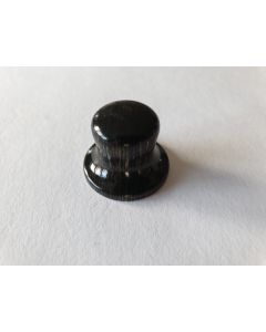 Guitar control bell knob hat wood black
