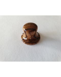 Guitar control bell knob hat wood zebra KWZ-340