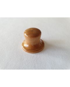 Wood hat dome knob maple 25x19mm KWM-340