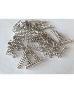 Set of 50 guitar humbucker height springs 19mm length