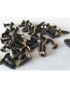 Set of 50 antique relic brass pickguard mounting screws