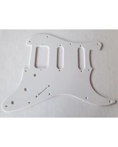 Boston HSS stratocaster pickguard 1ply white ST-123-W