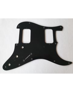 Boston stratocaster HH pickguard 1ply black mat ST-133-BM