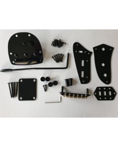 Jaguar guitar black hardware parts kit fits Fender