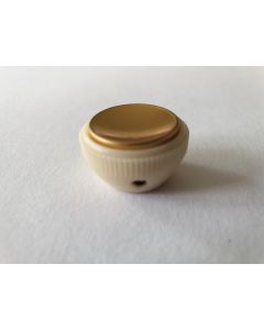 (1) Hofner violin bass vintage 1963 model tea cup knob cream gold top KGI-160