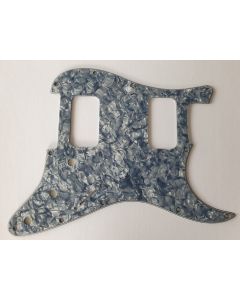 Stratocaster HH pickguard 4ply light blue pearl fits Fender