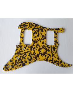 Stratocaster HH humbucker pickguard 4ply yellow tortoise fits Fender