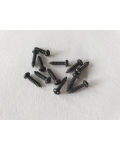(12) machine head tuner mounting screws black set