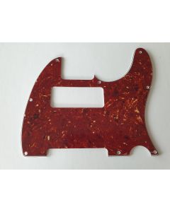 Telecaster pickguard 4ply red tortoise P90 soap bar pickup