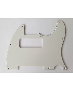 Telecaster pickguard 3ply parchment for P90 soap bar pickup