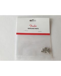 (12) Fender pickguard slotted 52 screws chrome 001-8368-049