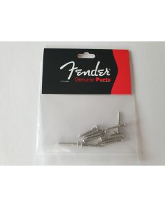 (12) Fender genuine tremolo mounting screws nickel 001-6170-049