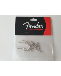 (12) Fender bridge mounting screws chrome 002-1422-049