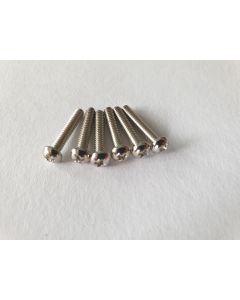 (6) Genuine Fender 4-40 x 5/8" intonation screws 001-5693-049