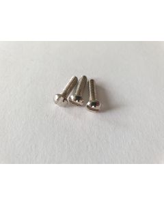 (3) Fender slotted '52 Tele bridge pickup screws 001-8376-049