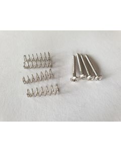 Jaguar guitar pickup mounting screws chrome + springs