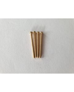 (4) Humbucker mounting screws gold USA thread