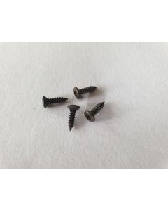(4) Guitar and bass Jack plate mounting screws black
