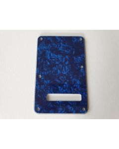 Stratocaster standard back plate 4ply blue pearl fits fender