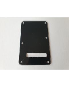 Stratocaster standard back plate 3ply black fits fender