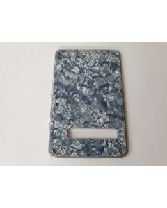 Stratocaster std back plate 4ply light blue pearl fits fender