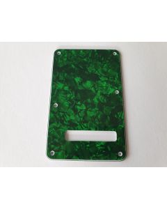 Stratocaster standard back plate 4ply green pearl fits fender