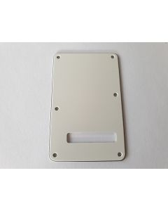 Stratocaster standard back plate 3ply parchment fits fender