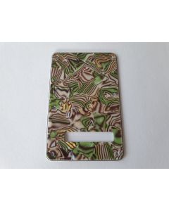 Stratocaster standard back plate 4ply abalone fits fender