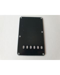 Stratocaster vintage back plate 3ply black fits fender BP-313-B
