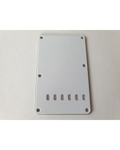 Stratocaster vintage back plate 3ply white fits fender BP-313-W