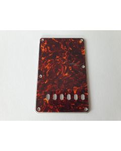 Stratocaster vintage back plate 4ply brown tortoise fits fender