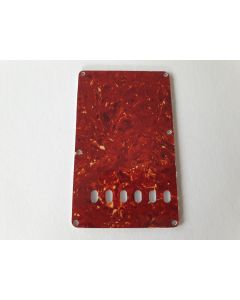 Stratocaster vintage back plate 4ply red tortoise fits fender