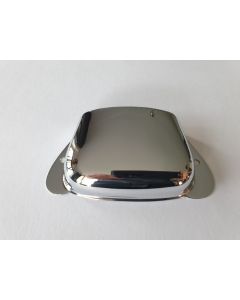 Fender genuine P-bass bridge cover chrome + screws 001-0108-000