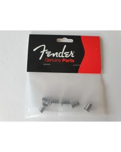 (6) Fender Schaller American Tuner screw in Bushing Set Chrome 005-8820-049